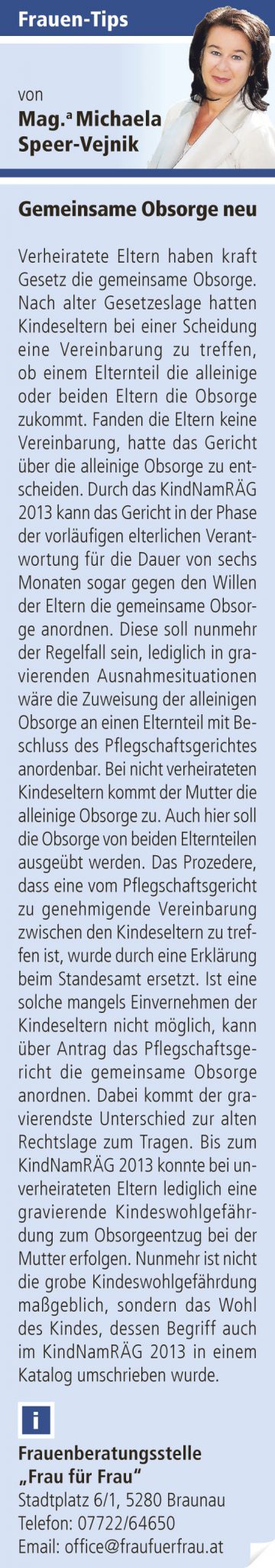Frauen-Tips